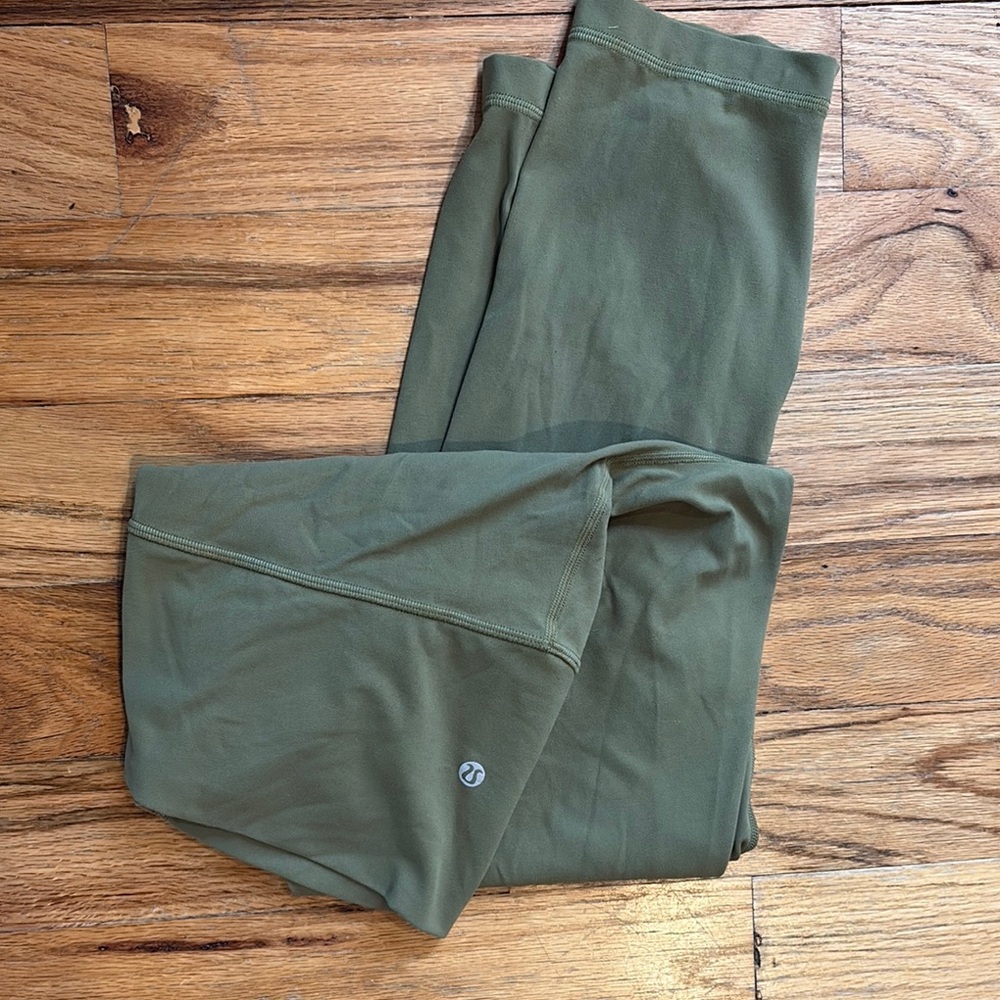 Lululemon Athletica Green Leggings High-Waisted Stretch